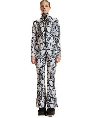 Cynthia Rowley Bonded printed Ski Suit